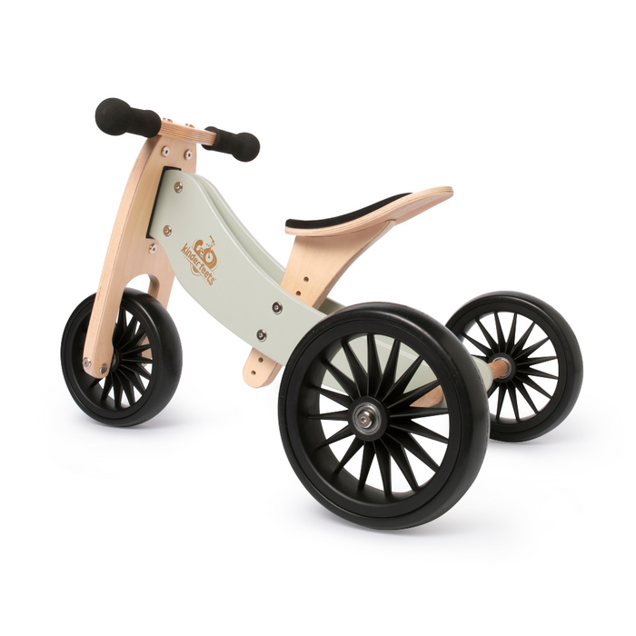 2-in-1 Tiny Tot PLUS Tricycle & Balance Bike - Silver Sage