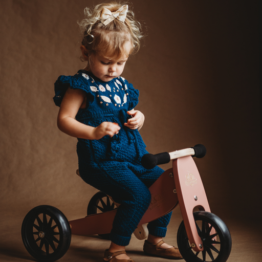 2-in-1 Tiny Tot Tricycle & Balance Bike - Coral