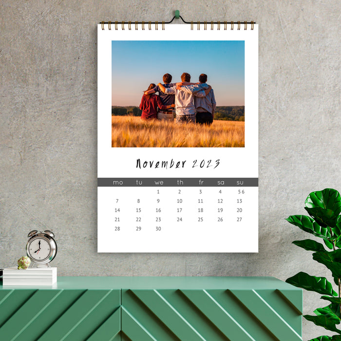 Personlised Wall Calendar - Month