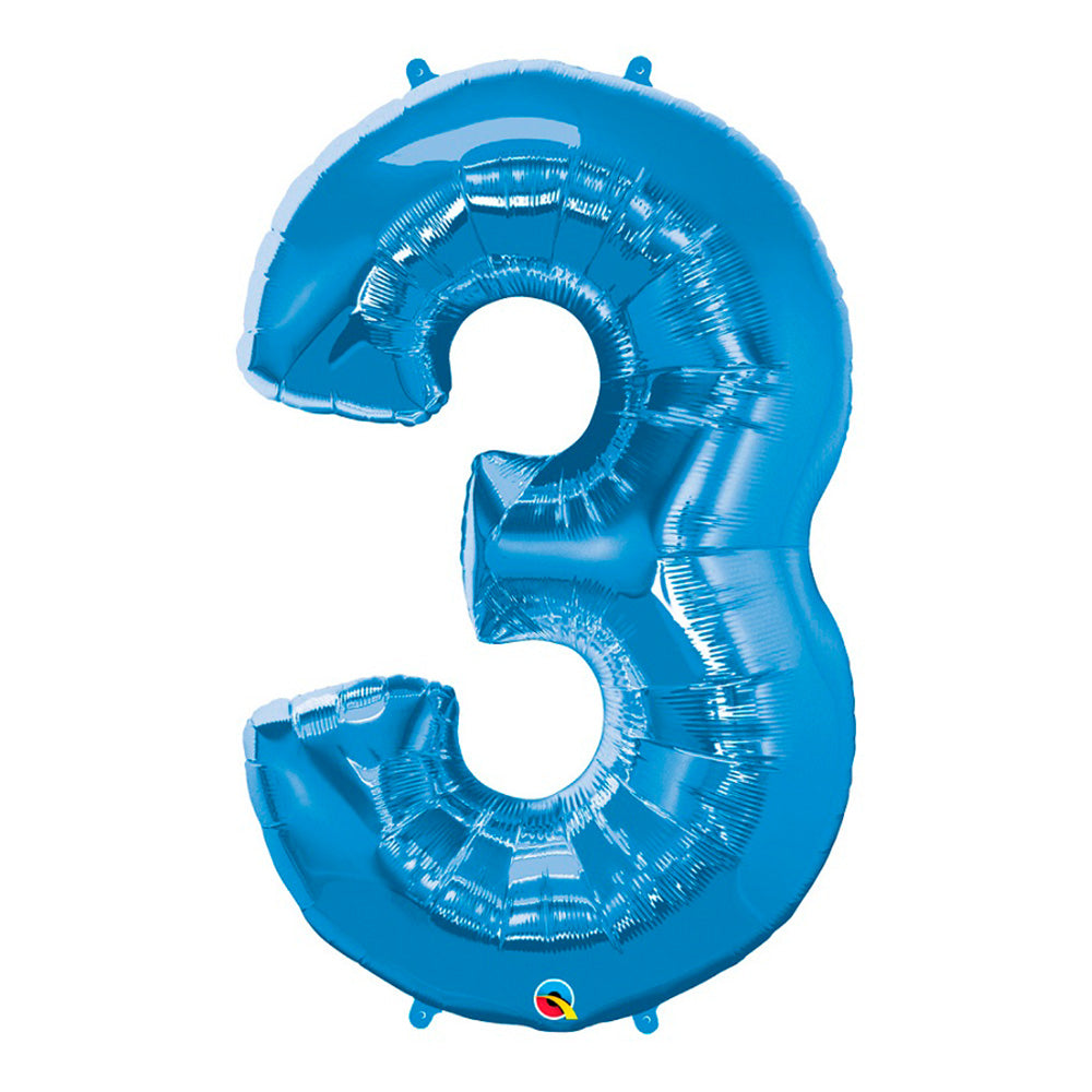 Blue Large Numbered Balloon ( All Numbers Available)