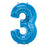 Blue Large Numbered Balloon ( All Numbers Available)