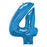 Blue Large Numbered Balloon ( All Numbers Available)