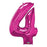 Magenta Large Numbered Balloon (All Numbers Available)