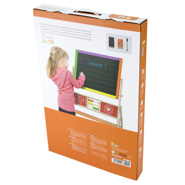 Standing 2in1 Easel with Abacus