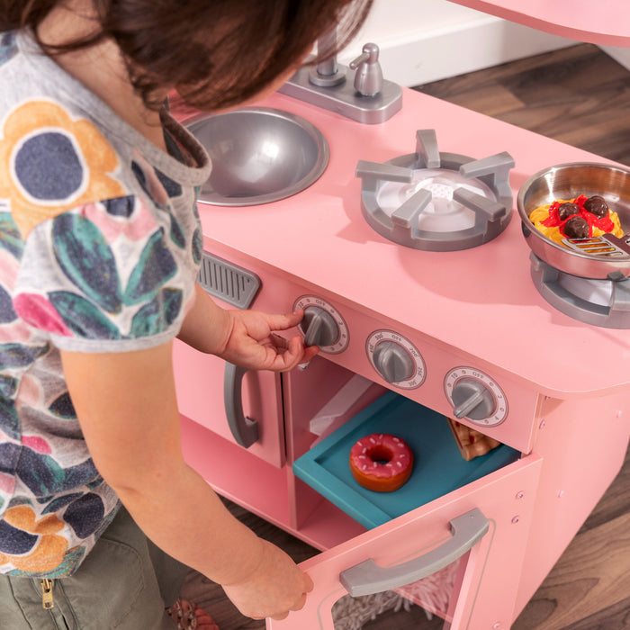 Vintage Play Kitchen Pink