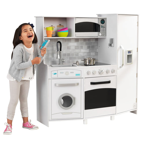 Large Play Kitchen White