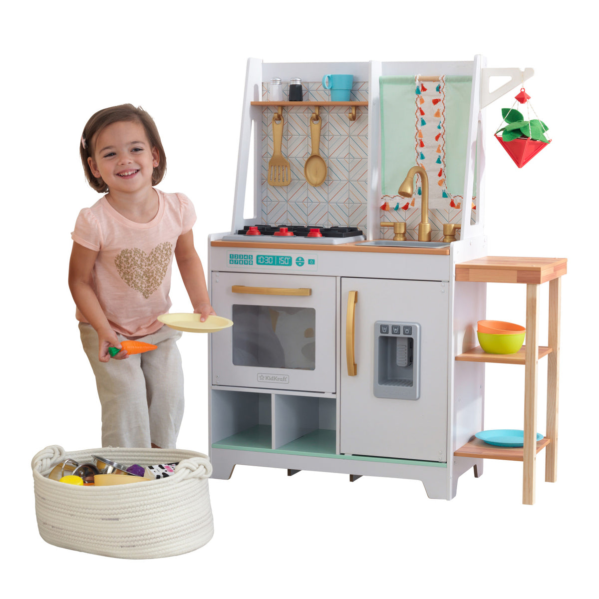 Boho Bungalow Wooden Play Kitchen by KidKraft