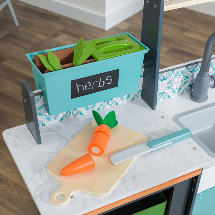 Garden Gourmet Play Kitchen with EZ Kraft Assembly