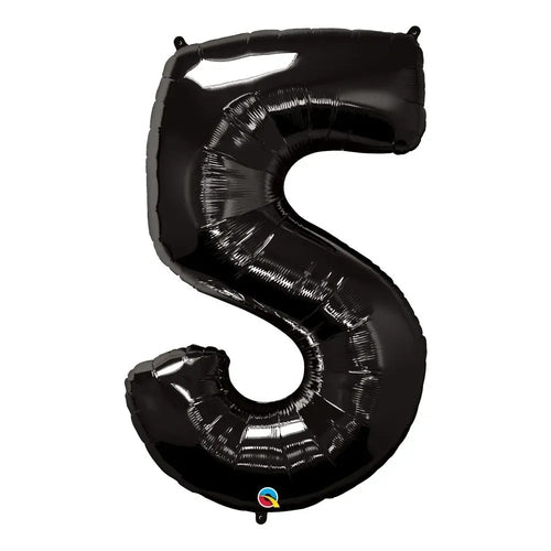 Black Numbered Balloon (All Numbers Available)