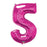 Magenta Large Numbered Balloon (All Numbers Available)