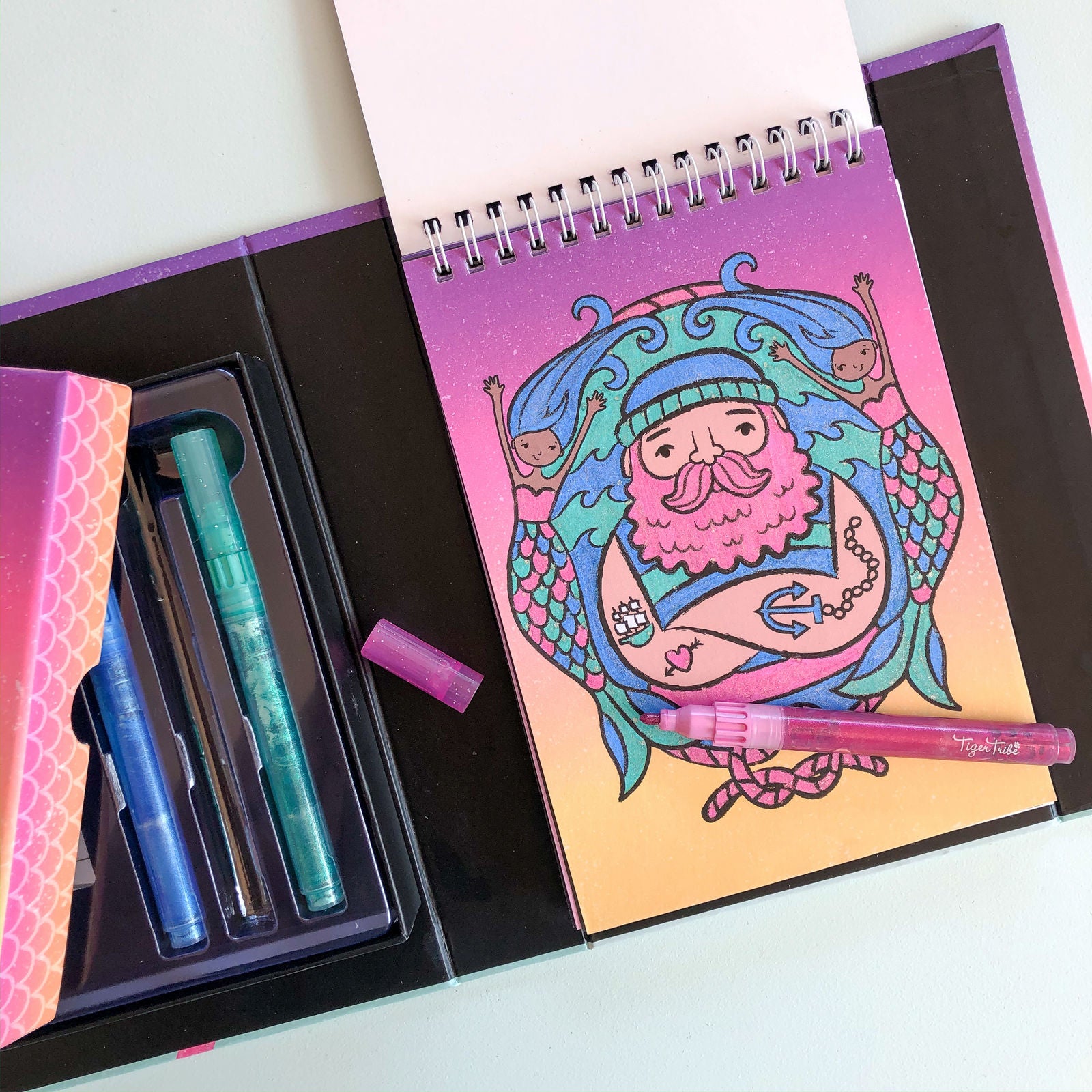 Glitter Colouring Set Ocean Dreams