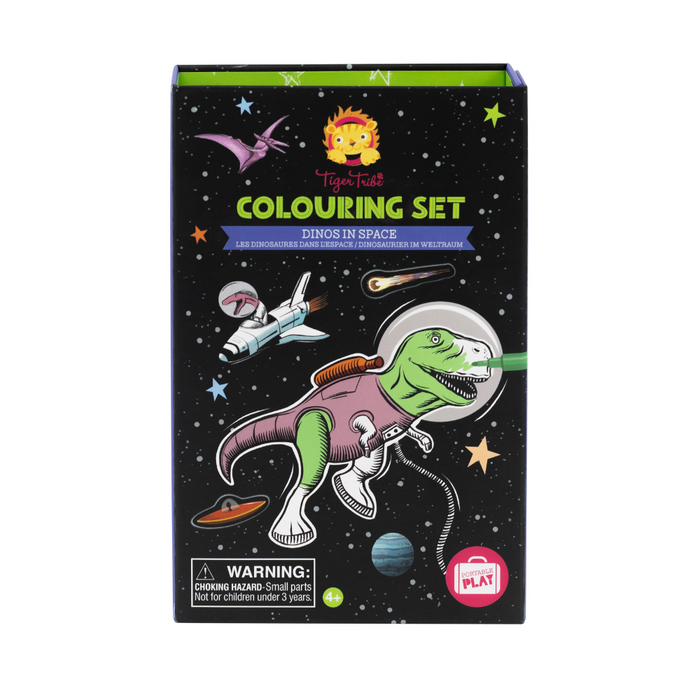 Colouring Set - Dinos in Space