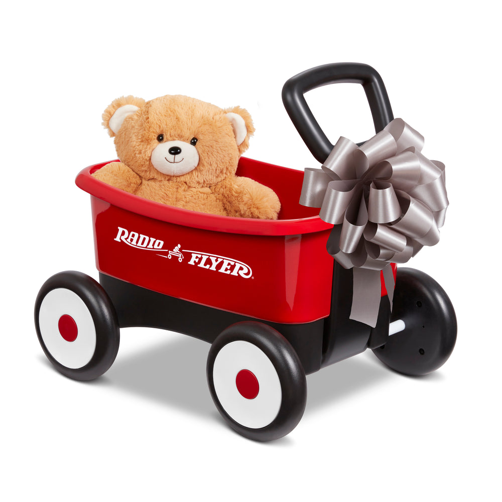 Push & Play Walker Wagon With Teddy Bear