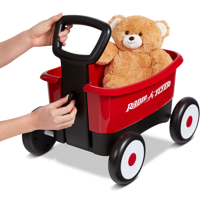 Push & Play Walker Wagon With Teddy Bear