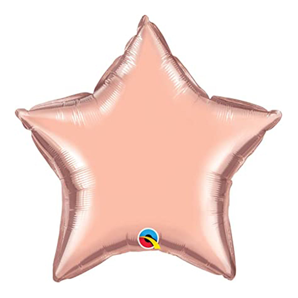 20" Foil Rose Gold Star Balloon