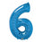 Blue Large Numbered Balloon ( All Numbers Available)