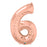 Rose Gold Numbered Balloon ( All Numbers Available)