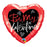 18" Be My Valentine Script Heart Foil Balloon