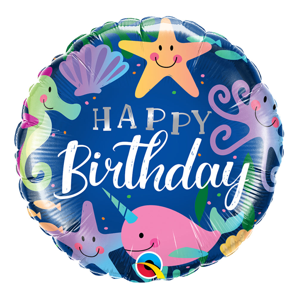 18" Foil Birthday Fun Under The Sea