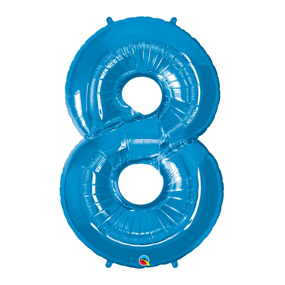 Blue Large Numbered Balloon ( All Numbers Available)
