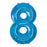 Blue Large Numbered Balloon ( All Numbers Available)