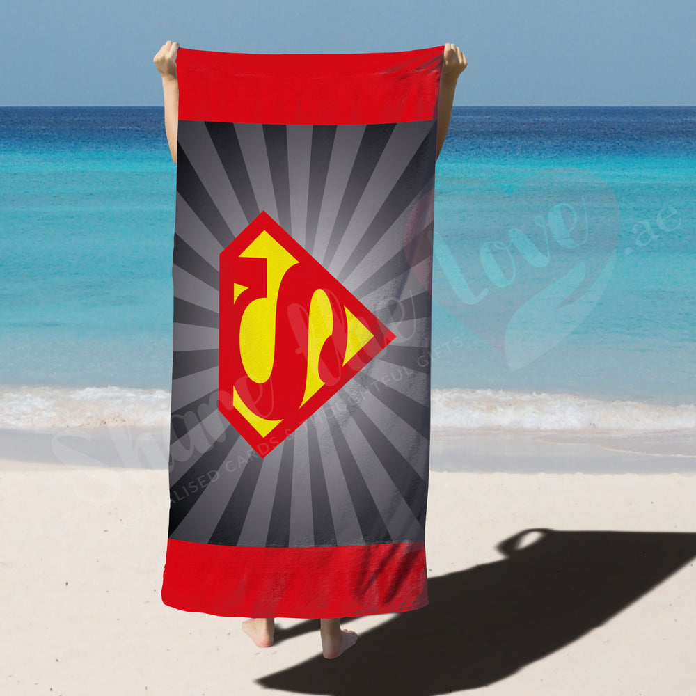 Kids Superman Beach Towel