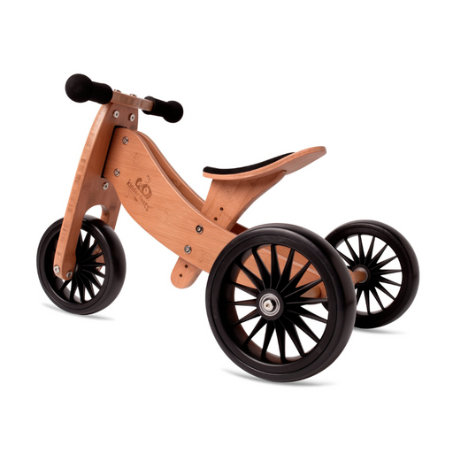 2-in-1 Tiny Tot Tricycle & Balance Bike - Bamboo