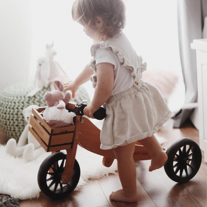 2-in-1 Tiny Tot Tricycle & Balance Bike - Bamboo
