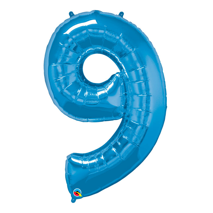 Blue Large Numbered Balloon ( All Numbers Available)