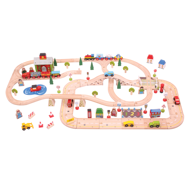 Bigjigs railway 2025 station carry set