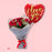 Red Roses & I Love You Balloon Combo