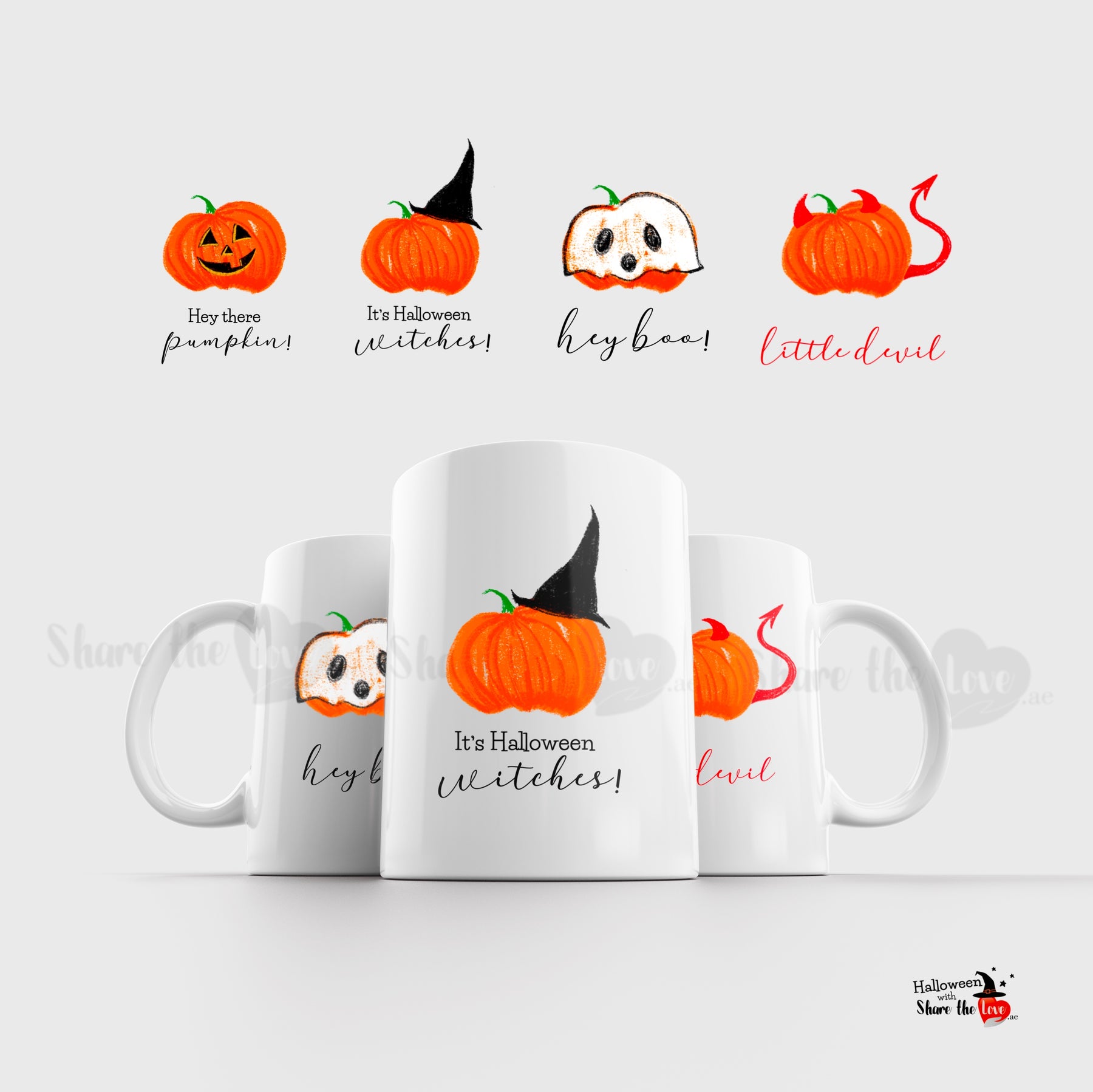 Halloween Character Personalised Mug