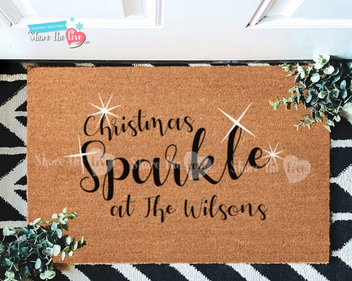 Christmas Sparkle Doormat