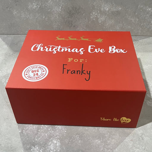 Personalised Christmas Eve Box with Magnetic Close