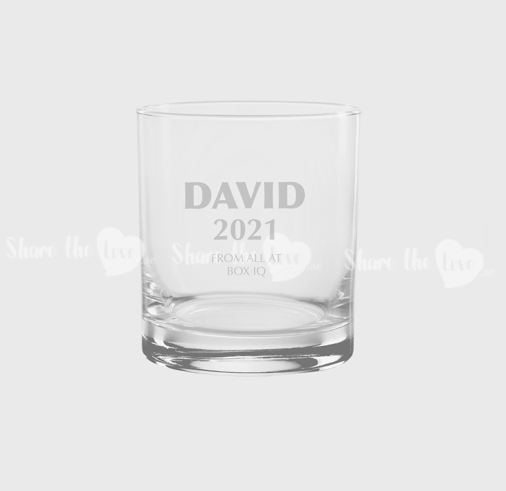 Personalised Name Whiskey Glass