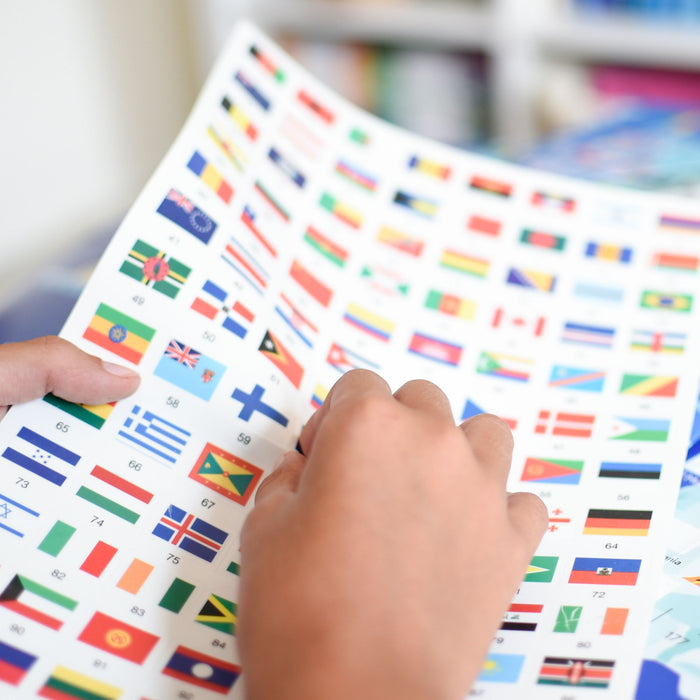 Sticker Poster Discovery - Flags