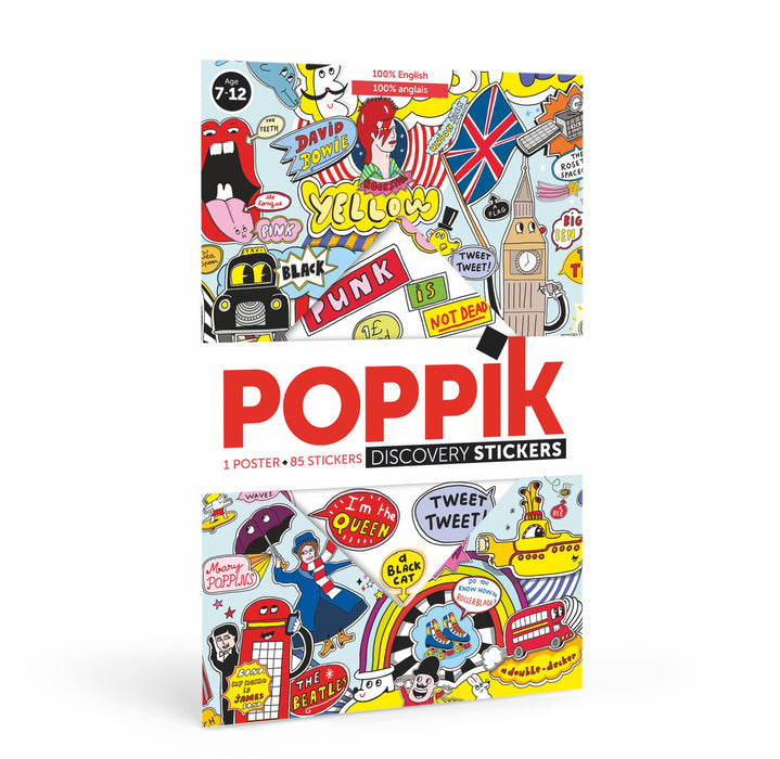 Sticker Poster - 100% English