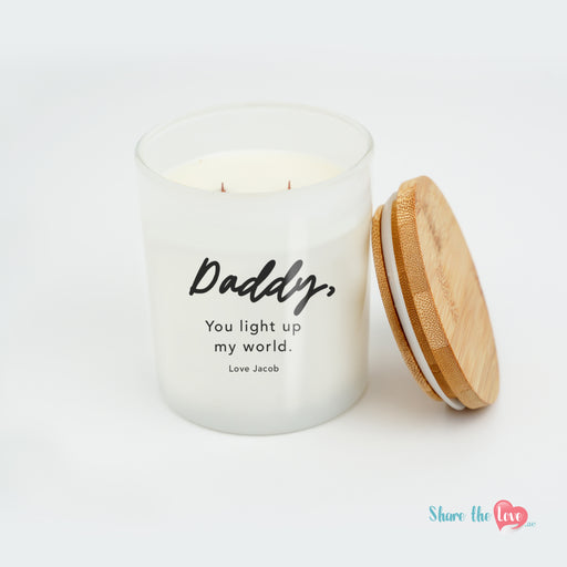 Daddy Personalised Candle
