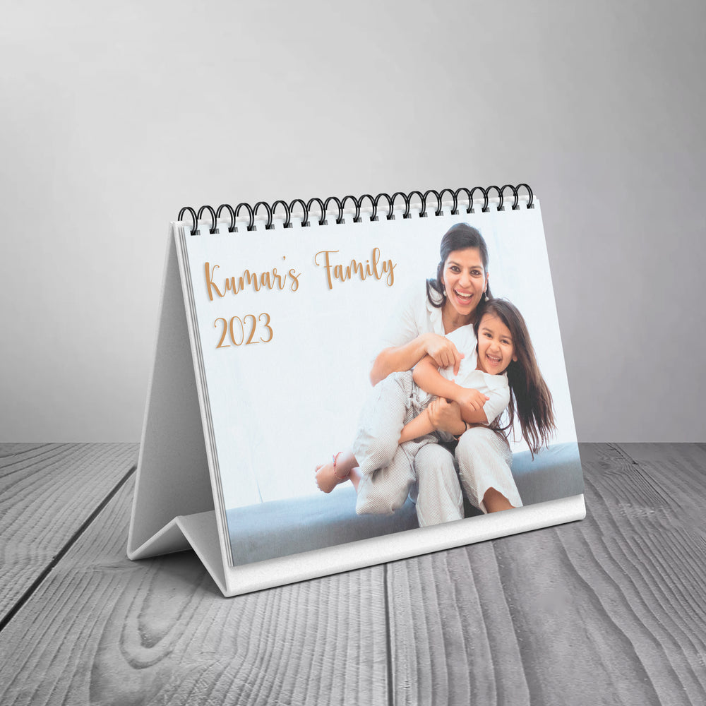 Personalised Desk Calendar 01 (A5)