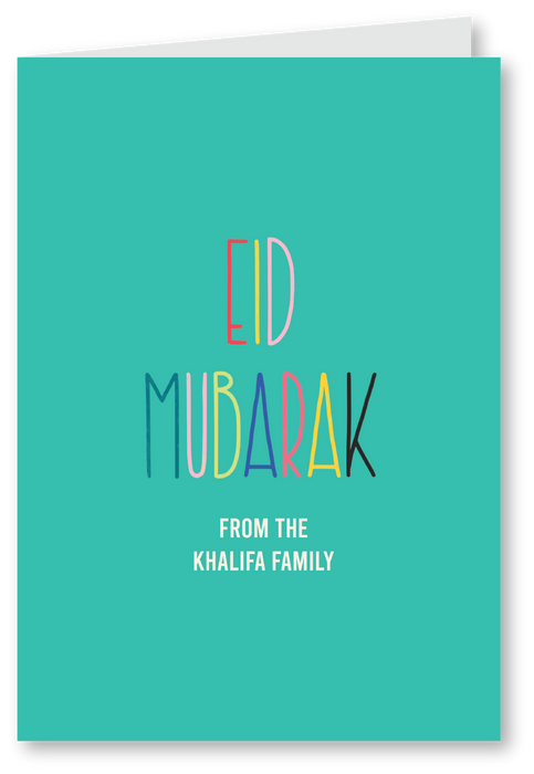 Eid Greeting Card