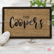 Family Name Doormat