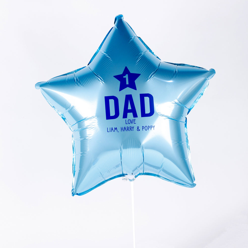 Father's day Personalised Foil Balloon - On a Stick