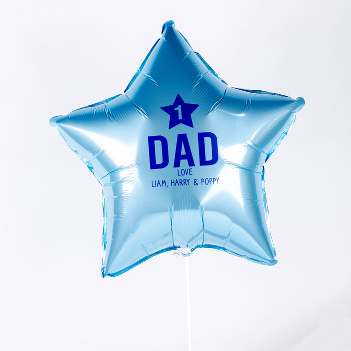 Father's day Personalised Foil Balloon - On a Stick