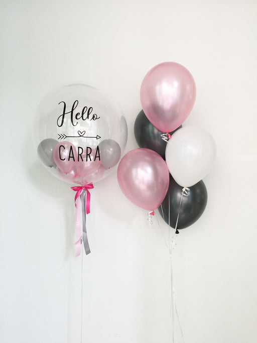 Lavish Pink - Personalised Balloon Bouquet