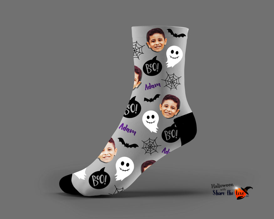 Halloween Face Socks