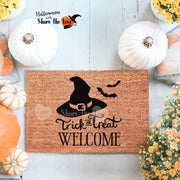 Trick Or Treat Welcome Doormat