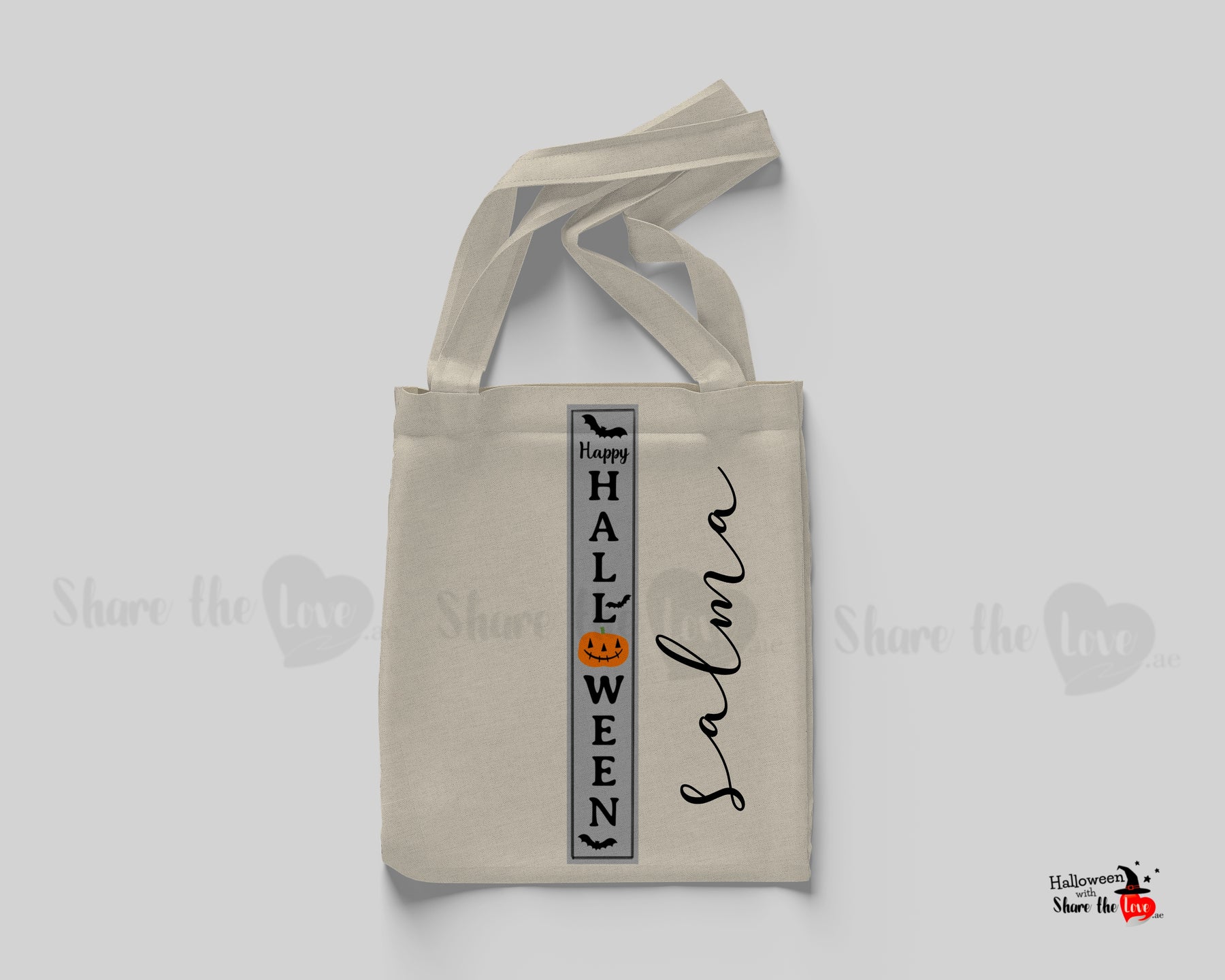Happy Halloween Banner Tote Bag