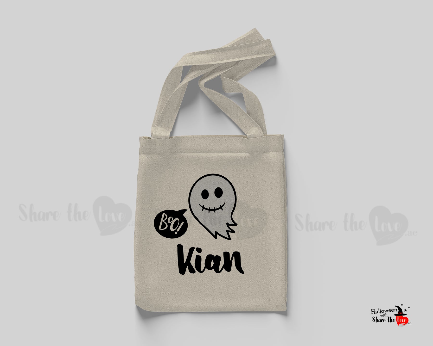 Halloween Ghost Tote Bag