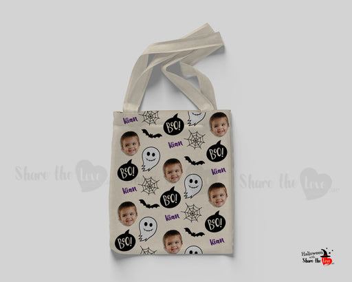 Halloween Photo Boo Tote Bag