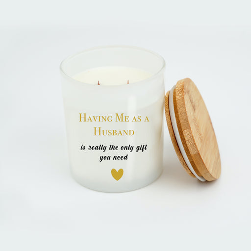 Personalised Candle - Lucky woman